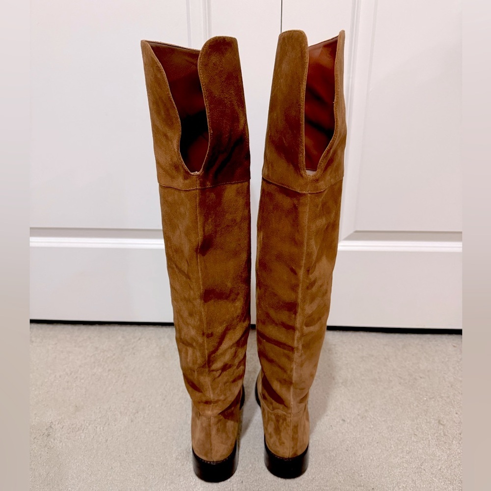 J.Crew Suede over the knee Suede Riding Boots like new BA770 sz 9 - Picture 7 of 9